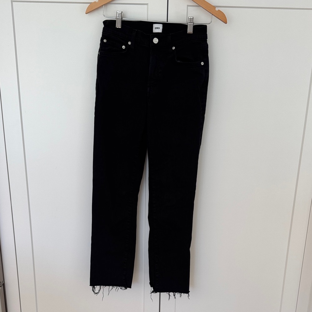 Edwin Black Straight-Leg Midrise Women's Jeans